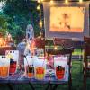 Tinlade 20 Pcs Movie Night Decorations Drink Pouch Cups Clear Zipper Bags with 20 Straws, 17 oz Plastic Drink Pouches Reusable Movie Cups for Party Supplies Birthday Gift view 3