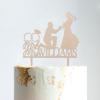 Family Wedding Cake Topper Couple Silhouette Wedding Cake Topper Couple Ring Cake Topper Mr And Mrs Wedding Cake Topper Rustic Wedding Cake Topper Wood Wedding Cake Topper view 2