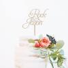 Custom Cake Toppers for Wedding Cake Topper Couple Silhouette Wedding Vintage Retro Romance Cake Topper Rustic Mr And Mrs Cake Topper Script Cake Toppers for Wedding Wood Wedding Cake Topper view 4
