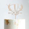 Personalized Wedding Cake Topper Couple Silhouette Wedding Cake Topper Cupid's Arr Cake Topper Mr & Mrs Wedding Cake Topper Cake Topper Wedding Wood Cake Topper for Wedding view 2