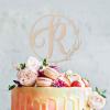 Couple Silhouette Wedding Cake Topper Floral Cake Topper Mr & Mrs Wedding Cake Topper Wood Cake Topper for Wedding Custom Script Cake Toppers for Wedding Funny Cake Toppers for Wedding view 3