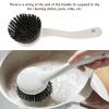 Dish Brush with Long Handle, Kitchen Dish Brush Scrub Brush Single Brush Scrubbing Brush for Kitchen Restaurant Pans, Pots view 4
