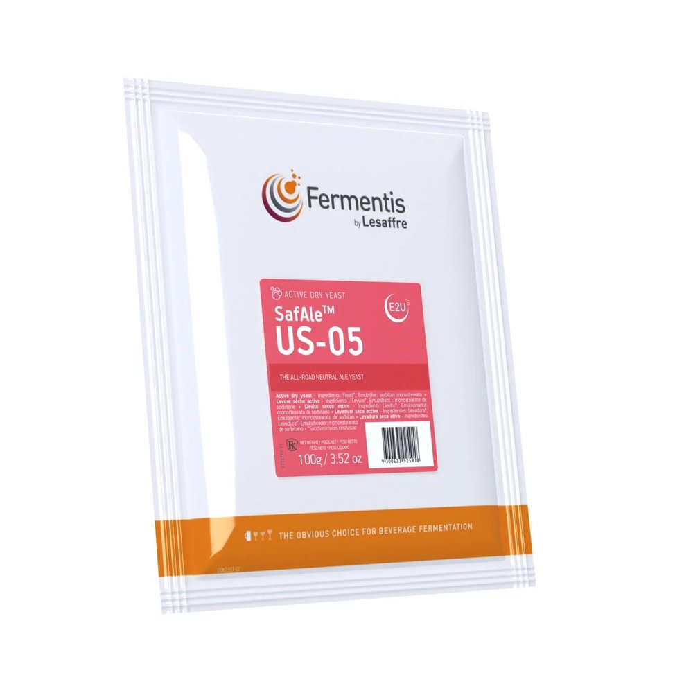 Beer Yeast US-05 100g POUCH PACK Fermentis Safale Dry All-Roads Ale Yeast for home brewing