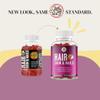Grab The Gold Hair Skin & Nails Vitamins for Women | Gummies with 6000mcg Biotin & Collagen | 10 Essential Vitamin & Minerals | Gluten-Free, Non-GMO, Passion Fruit Flavor | 1 Month Supply view 2