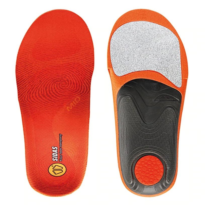 SIDAS Unisex Winter 3Feet Insulated Cushioned Skiing Insoles with EVA Pad for Arch Support, Medium-Arched Feet, X-Large (45-47)
