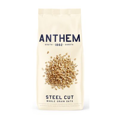 Anthem Steel Cut Oats for a Delicious & Nutritious Meal - Raise Your Mornings with Instant Oatmeal for a Quick & Satisfying Start - Each Bowl of Oatmeal is Packed with Fiber for Lasting Energy - 30oz
