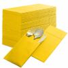 50-Pack Disposable Linen-Feel Dinner Napkins with Built-in Flatware Pocket, YELLOW Prefolded Cloth Like Paper Napkins For Dinner, Wedding Or Party [Silverware NOT Included] view 1