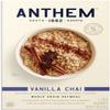 Anthem Vanilla Chai Instant Oatmeal- Delicious Whole Grain Oats for a Cozy Breakfast - Enjoy Protein Oatmeal Anytime with Quick & Easy Preparation - Oatmeals Packed with Fiber for a Healthy Diet view 1