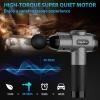 TOLOCO Massage Gun, Deep Tissue Back Massage for Athletes for Pain Relief, Percussion Massager with 10 Massages Heads & Silent Brushless Motor, Valentines Day Gifts for Him Her, Carbon view 3