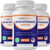 Vitamatic Benfotiamine 300 mg 90 Vegetarian Capsules - Also Called Fat Soluble Vitamin B1 (90 Count (Pack of 1)) (3 Bottles) view 1