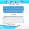 24 Pack Microfiber Mop Pad, Spray Mop Replacement Heads for Wet Dry Mops, Machine Washable Reusable Household Replacement Pads for Hardwood and Hard Surface Floor Cleaning and Scrubbing view 2