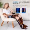 CINCOM Leg Massager with Heat and Compression, 3-in-1 Foot Calf & Thigh Massager for Circulation and Pain Relief Helpful for Lymphedema Edema Restless and Relaxation FSA - HSA view 2