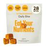 GEM Daily Bite for Women & Men, with 20+ Vitamins, Minerals & Superfoods Like Zinc, Vitamin D, B-Complex, K, Turmeric, Fiber & Prebiotics, Beta Glucan GLP-1 Support & Immunity (Citrus Ginger,28 count) view 1