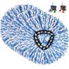 3 Pack Mop Replacement Heads for O-Ceda RinseClean Spin Mop, Microfiber Spin Mop Refills, Easy Cleaning Mop Head Replacement Refill view 1