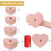 Oairse Pink Gift Boxes with Lids for Present Heart Shaped Flower Boxes for Arrangements Set of 4 Floral Gift Boxes for Bridesmaid, Proposal, Wedding, Birthday, Baby Showers view 4