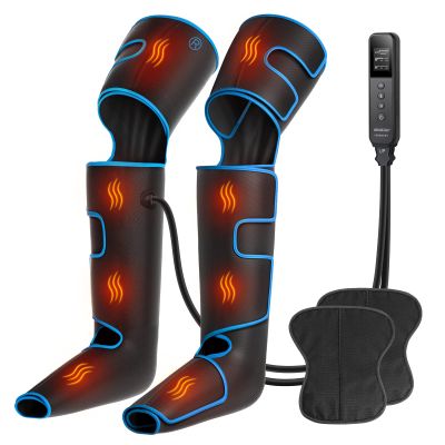 CINCOM Leg Massager with Heat and Compression, Air Compression Leg Massager for Circulation and Pain Relief Muscles Relaxation Gifts FSA - HSA