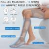 CINCOM Leg Massager with Heat and Compression, Air Compression Leg Massager for Circulation and Pain Relief Muscles Relaxation Gifts FSA - HSA view 4