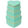 Oairse Nesting Gift Boxes with Lids for Present Heart Shaped Flower Boxes for Arrangements Set of 4 Floral Gift Boxes for Bridesmaid, Proposal, Wedding, Birthday, Baby Showers view 1