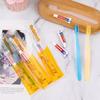 30 Pack Disposable Toothbrushes with Toothpaste, Individually Wrapped Disposable Toothbrushes Bulk Toothbrushes Medium Soft Bristle, Manual Travel Toothbrush Kit for Travel Hotel Guest, 3 Colors view 2