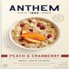 Anthem Peach & Cranberry Oatmeal - Delicious Whole Grain Oats for a Cozy Breakfast - Enjoy Protein Oatmeal Anytime with Quick & Easy Preparation - Oatmeals Packed with Fiber for a Healthy Diet view 1