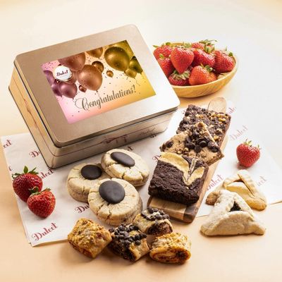 Congratulations Gift Baskets Gourmet Gift Food Baskets for Friends, Family, Co-workers, Boss, Neighbor, Parents, & Grandparents By Dulcet Gift Baskets
