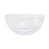 Nicole Fantini Disposable Elegant 100Oz Round Clear Plastic Party Snack/Salad Serving Bowls, Also can use to serve Chips, Candies & All : 6 Ct view 1