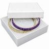 TheDisplayGuys - 100-Pack #33 Cotton Filled Cardboard Paper Jewelry Boxes Gift Case - Matte White (3.5" x 3.5" x 1.0") - for Shipping or Storage view 2