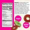 Snak Club Tajin Watermelon Rings Gummy Candy, Fruit Candy Gummies with Chili and Lime Seasoning, Mild, Gluten-Free and Vegan Snacks, 24 oz Resealable Bag view 2
