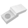 TheDisplayGuys - 100-Pack #11 Cotton Filled Cardboard Paper Jewelry Boxes Gift Case - Matte White (2.1" x 1.8" x 0.8") - for Shipping or Storage view 2