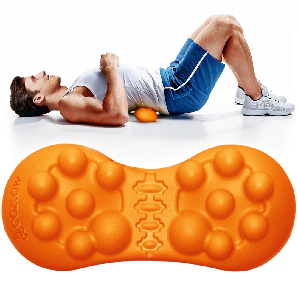 COZLOW Hip Massager for Psoas Release (Extra Firm), Sciatica & Piriformis Syndrome Pain Relief, Trigger Point Massage Tool for Hip & Lower Back Pain