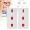 Shanrya AmblyopiaTrainingCards Dirt Resistant Red Green Strabismus Training Cards for Daily Use view 1