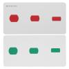 Shanrya AmblyopiaTrainingCards Dirt Resistant Red Green Strabismus Training Cards for Daily Use view 3