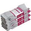 Falari Women Diabetic Socks Diabetes Edema and Circulatory Loose Fitting Cotton Crew Socks - 6 Pairs (Crew Height - Grey, 9-11) view 3