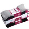 Falari Women Diabetic Socks Diabetes Edema and Circulatory Loose Fitting Cotton Crew Socks - 6 Pairs (Crew Height - Black/Grey/Navy/White, 9-11) view 3