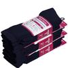 Falari Women Diabetic Socks Diabetes Edema and Circulatory Loose Fitting Cotton Crew Socks - 6 Pairs (Crew Height - Navy, 9-11) view 3