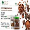 ROSEVILLA Bliss of Earth 500gm Naturally Organic Dark Cocoa Powder for Chocolate Cake Making & Chocolate Shake, Unsweetened view 3