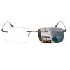 Photochromic Bifocal Reading Glasses Anti-blue Light Glasses Rimless Transition Sunglasses Women Men Sun Readers view 1