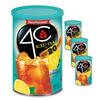 4C Powdered Drink Mix Cannisters, Decaffeinated Iced Tea 3 Pack, 20 Quarts, Family Sized Cannister, Thirst Quenching & Refreshing Flavors view 1