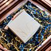 HZLAOBZAI Crinkle Paper Filler 5.3oz, Shredded Paper for Gift Baskets for Gift Box, Wrapping & Basket Filling for Christmas, Halloween Decorations(Navy Blue&Gold view 3