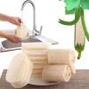 Kitchen Towels Anti-Greasy Loofah Cleaning Brushes Pot Bowl Cleaner Scrubber Loofah Dishwashing Scouring Pad Magic Wiping Rag - (Color: 7 Pcs A Set) view 1