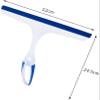 2 Pcs Window Squeegees with No-Slip Handle, Glass Wiper for Kitchen Home Car Bathroom Mirror Shower (2*Blue) view 2
