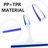 2 Pcs Window Squeegees with No-Slip Handle, Glass Wiper for Kitchen Home Car Bathroom Mirror Shower (2*Blue) view 4