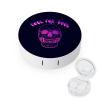 Bagea-Ka Skull Halloween Pattern Contact Lens Case Box Eye Care Kit Holder Mirror Box with Tweezers Remover Tool Solution Bottle for Outdoor Travel & Home view 1