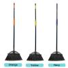 Xifando Four-Section Rod Long-Handled Broom,Heavy-Duty Broom, Angle Broom for Outdoor/IndoorBlack+Yellow view 4