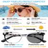 OCCI CHIARI Photochromic Bifocal Reading Glasses Womens Round Blue Light Blocking Readers 1.0 1.5 2.0 2.5 3.0 3.5 4.0 (Gray +400) view 4