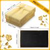 Kenning 36 Pcs Jewelry Gift Boxes Set Small Gift Boxes Bulk with Lids, 2 x 3.1 x 1.1 Inches, Valentine's Day Ribbon Bowknot for Rings Earrings Bracelet Necklace for Wedding Birthday Valentine's Day view 2