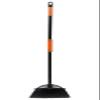 Xifando Four-Section Rod Long-Handled Broom,Heavy-Duty Broom, Angle Broom for Outdoor/IndoorBlack+Orange view 1