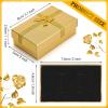 Kenning 36 Pcs Small Jewelry Gift Boxes Cardboard Paper Jewelry Empty Gift Boxes Bracelets Bangle Necklace with Lids Ribbon Bowknot for Graduation Anniversaries Wedding Birthday Bridal Shower(Gold) view 2