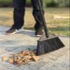 Xifando Four-Section Rod Long-Handled Broom,Heavy-Duty Broom, Angle Broom for Outdoor/IndoorBlack+Blue view 2