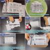 Shipping Cold Packs Dry Ice for Shipping Frozen Food, Freezer Ice Pack Sheets for Coolers 14'' X 13'', Flexible Freezer Cold Packs Keep Food Fresh Beverage Cold, 10 PCS Ice Blanket Sheets, 4 x 6 Cells view 4